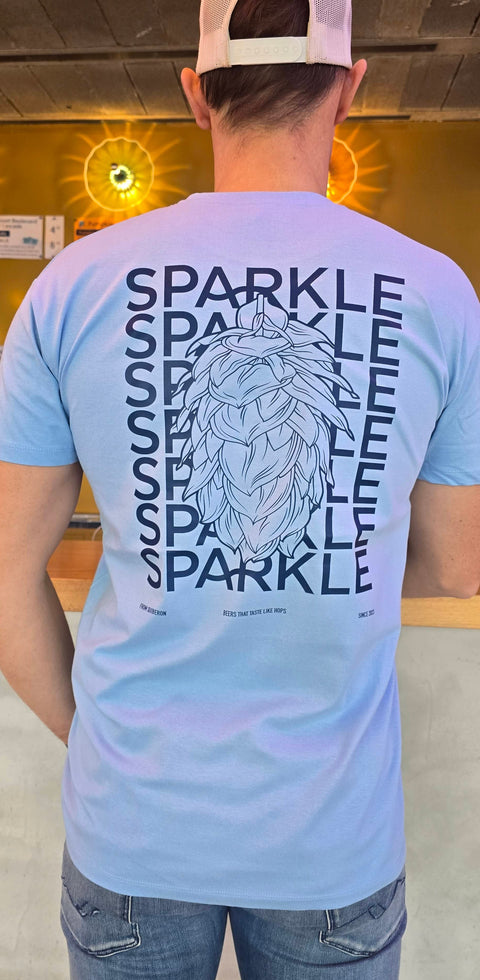 T-shirt houblon - Bleu
